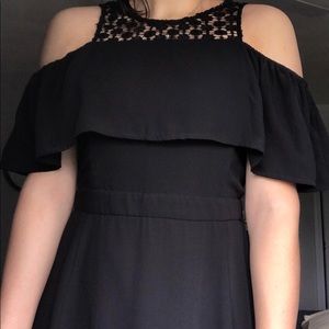 NWT black off the shoulder francesca's dress